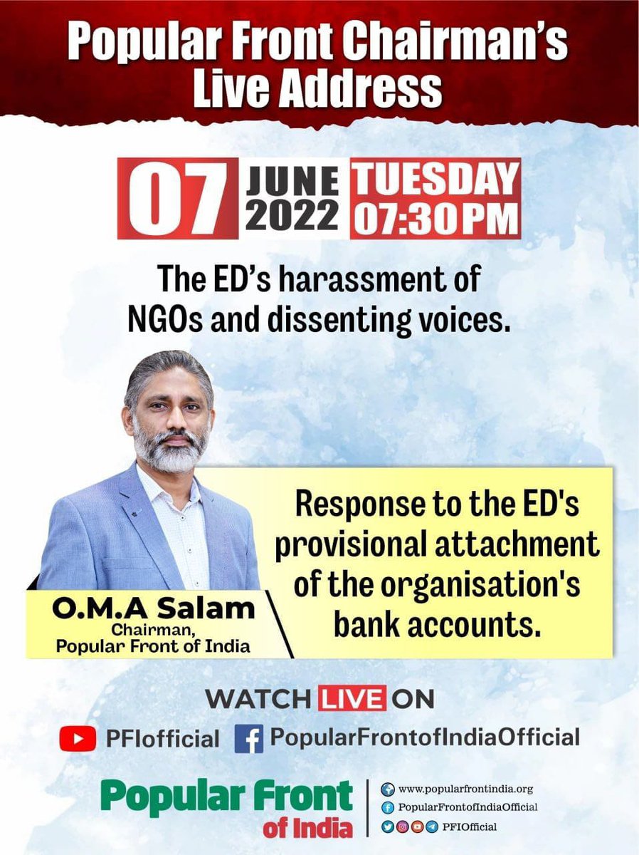 MDUSMANGHANI11's tweet photo. @ASHRAFJ10353655 @oma_salam @PFIkarnataka @AnisPFI @PMOIndia @JPN_PMO @pmouratoglou @PMOIndia_RC @RSSorg @INCIndia @ReallySwara इसको सुन्ना ना भूलें अभी बीजेपी हुकूमत pfi कितना डरा हुआ है rss किसी से डरती है तो उसका नाम पॉपुलर फ्रंट ऑफ इंडिया 
#PFIJhukegaNahi https://t.co/SzDQrZgE5u