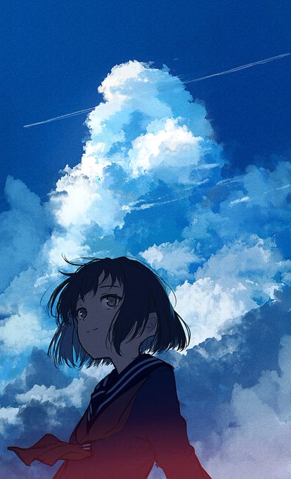 「飛行機雲 ショートヘア」のTwitter画像/イラスト(新着)｜3ページ目