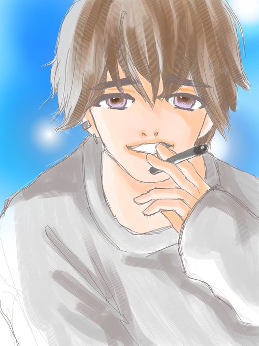 煙草のtwitterイラスト検索結果
