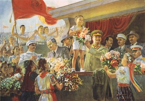 Acnorthall's tweet photo. "Happiness of youth". (Iosif Stalin with children) Soviet artist Fyodor Vasilievich Antonov (1904 – 1994)
#USSR #СССР #SovietUnion #Socialism #Communism #Stalin #Soviet #SovietPower https://t.co/Yhw73C3qn6
