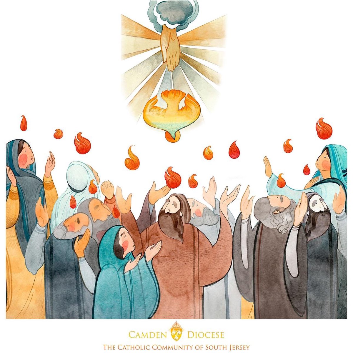 “Lord, send out your Spirit, and renew the face of the earth.” - Ps 104:30 
#PentecostSunday