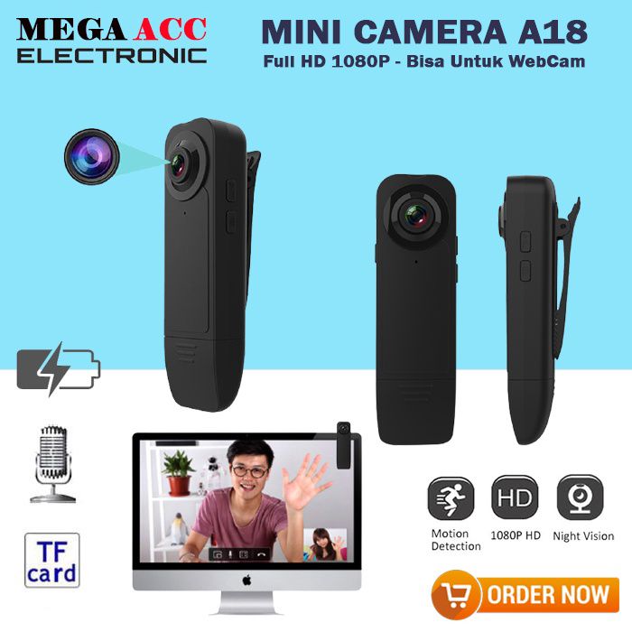 sans78's tweet photo. Cek Mini Camera Clip A18 HD 1080P With Night Vision - Bisa Untuk Webcam dengan harga Rp235.000. Dapatkan di Shopee sekarang! https://t.co/UHWJNYskxZ https://t.co/a2GNIDGFgV