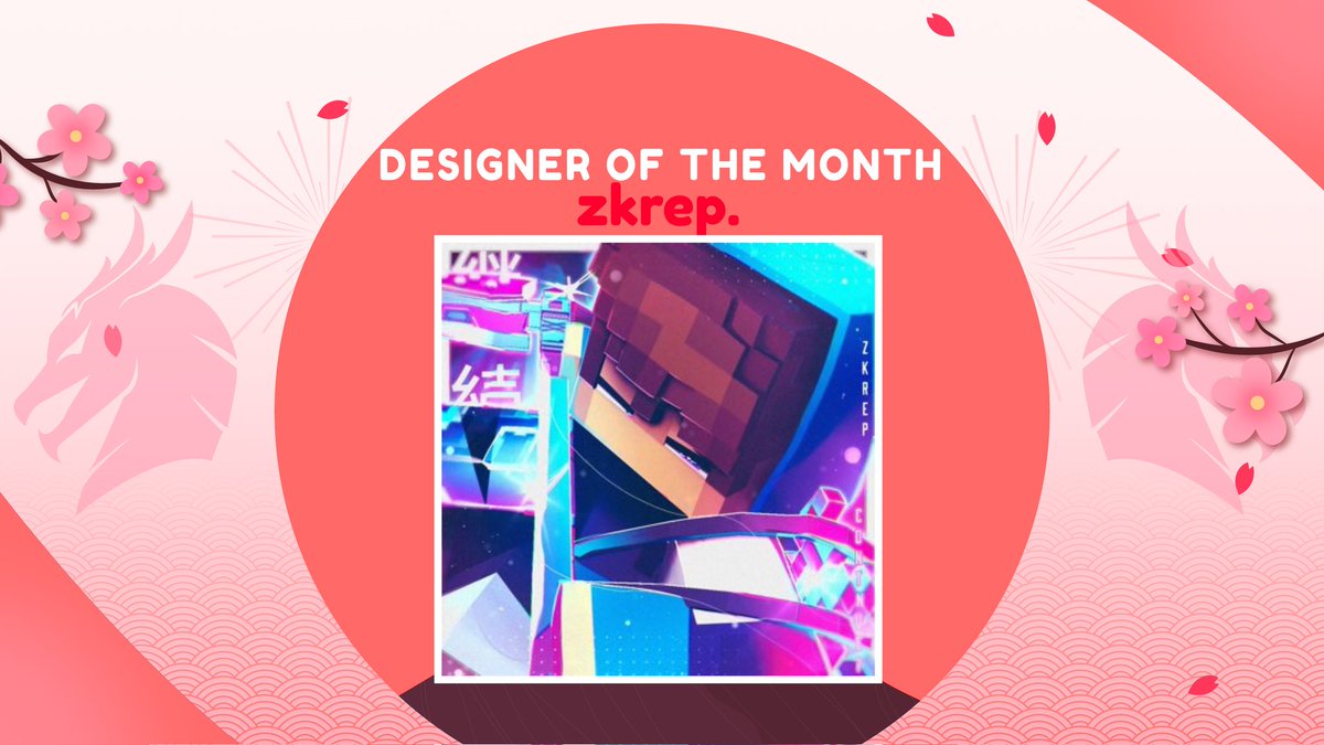 StudiosRyu's tweet photo. Hello guys!
@zkrep_dn is our designer of the month (may).
Join our discord server to be the next designer of the month (june) https://t.co/QscADd9t4c