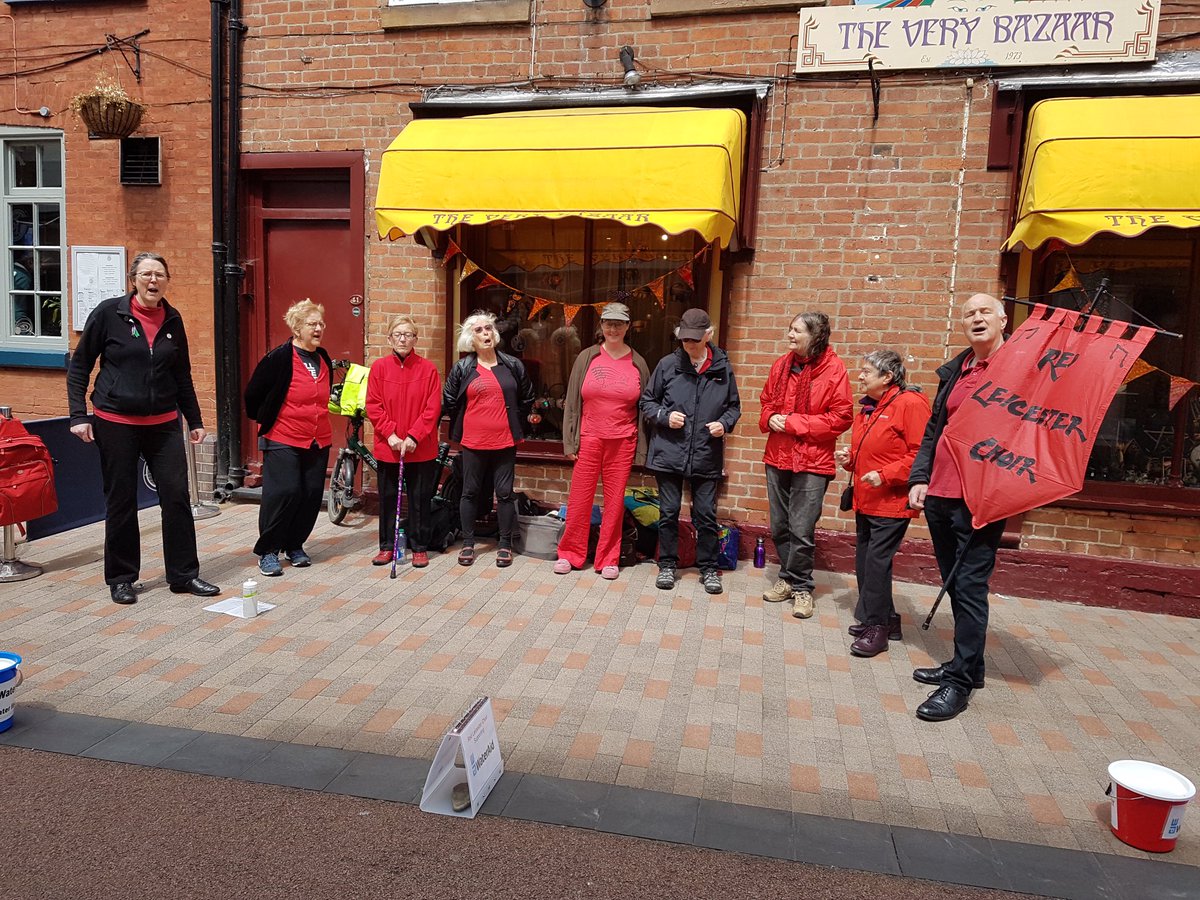 Busy weekend for Red Leicester, here we are busking on Saturday for Water Aid. Today, we’re  singing at the Leicester’s Riverside Festival as a part of the ‘Sing for Water’ event at 2pm.