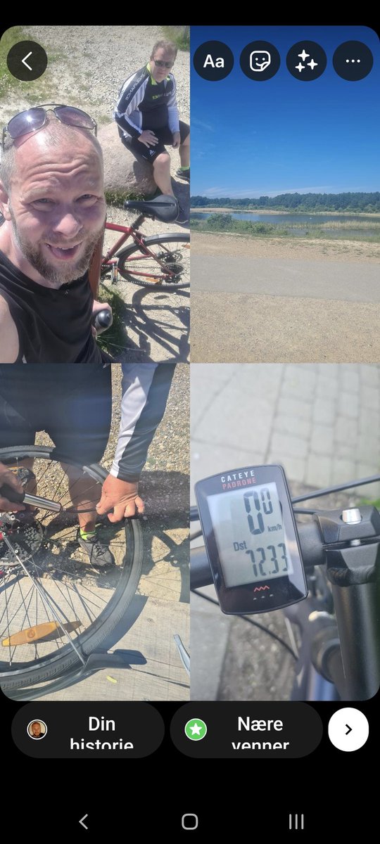 moellerthomas3's tweet photo. Det blev til en varm 72 km 🚴‍♂️tur i dag 😀🌞 #lidtforsinket #punktering https://t.co/xPvPxxnbNW