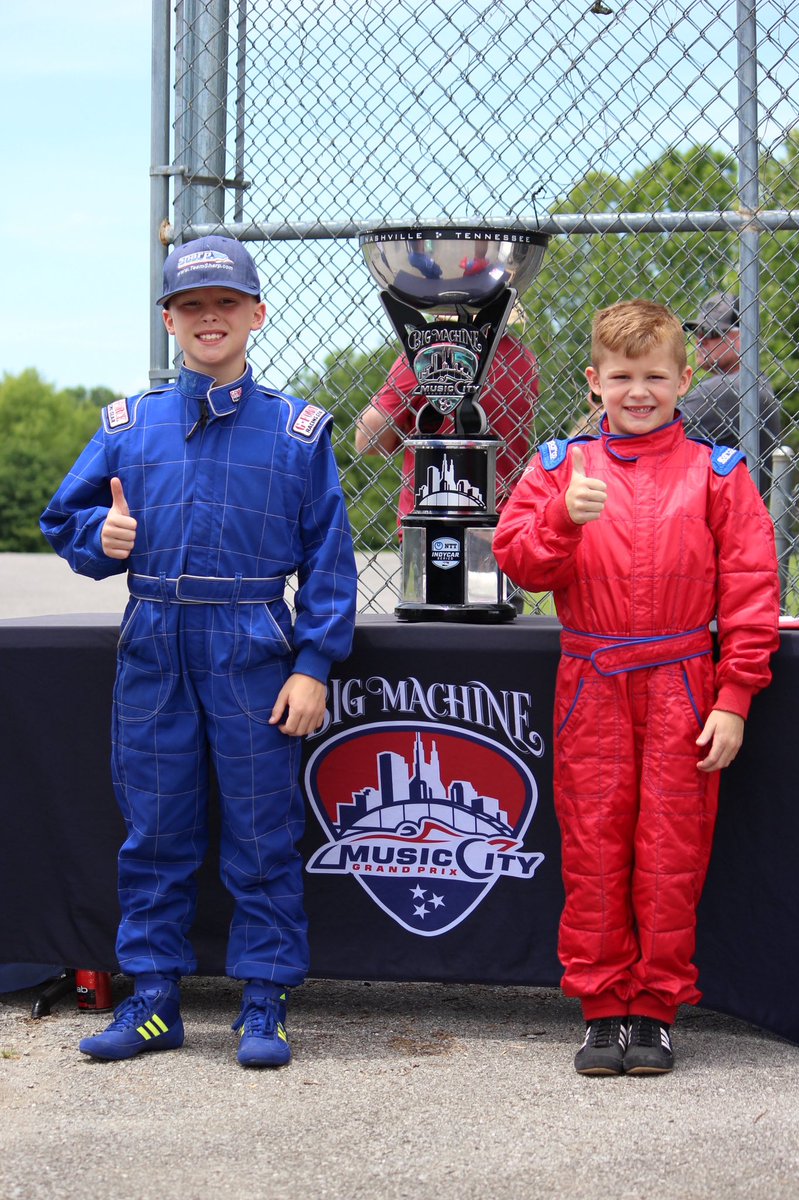 NC5_CarrieSharp's tweet photo. Little racers with big dreams! Thanks @MusicCityGP for bringing out the hardware! The boys also got some of their own! https://t.co/PnEVE5k4Z5