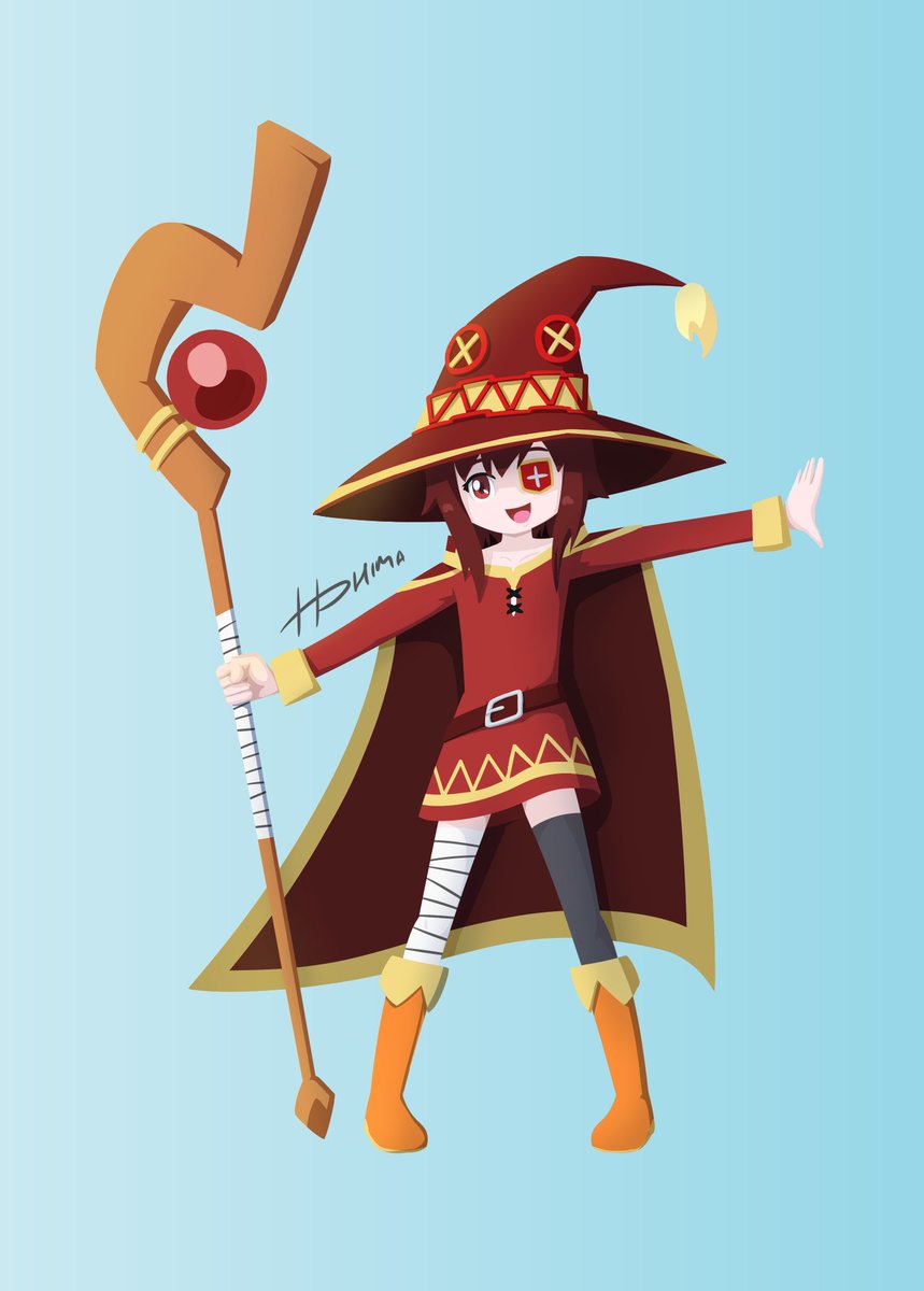 HBHIMA1's tweet photo. Megumin - Konosuba
#draw #drawing #anime #fanart #freehand #konosuba #megumin https://t.co/og5HIiIvdr