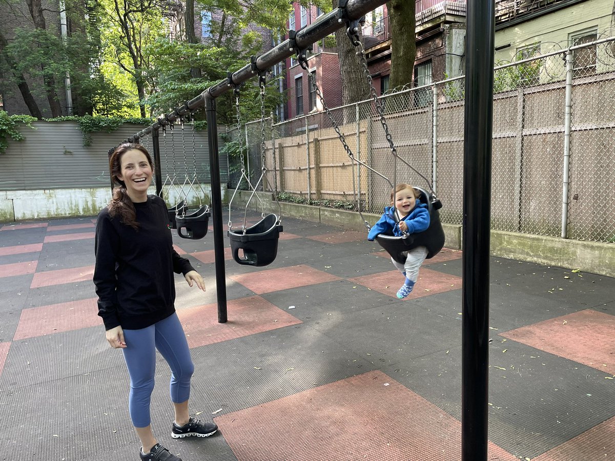 Henry made sure that we were the first family at the Seal Park this morning, so we had our pick of swings! <a href="/jsoffen/">Jennifer Soffen</a>