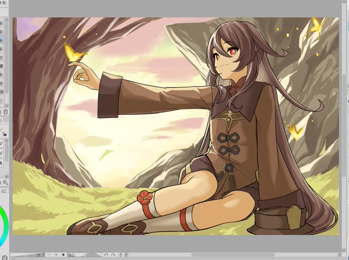 胡桃がいい感じにできてきたぞい('・∀・`) 