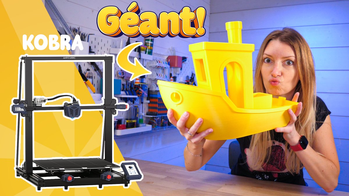 🔔NOUVELLE VIDÉO🔔🥳

J'ai imprimé ma plus grosse impression 3D en utilisant la plus grosse imprimante que j'ai jamais testé ! :D
On teste la <a href="/anycubic/">kato@anycubicdelta</a> Kobra et Kobra Max avec une vitesse d'impression de 180mm/s !

👉youtu.be/YInbt4Y_EIg

Les retweets👇sont les bienvenus !☺️😙
