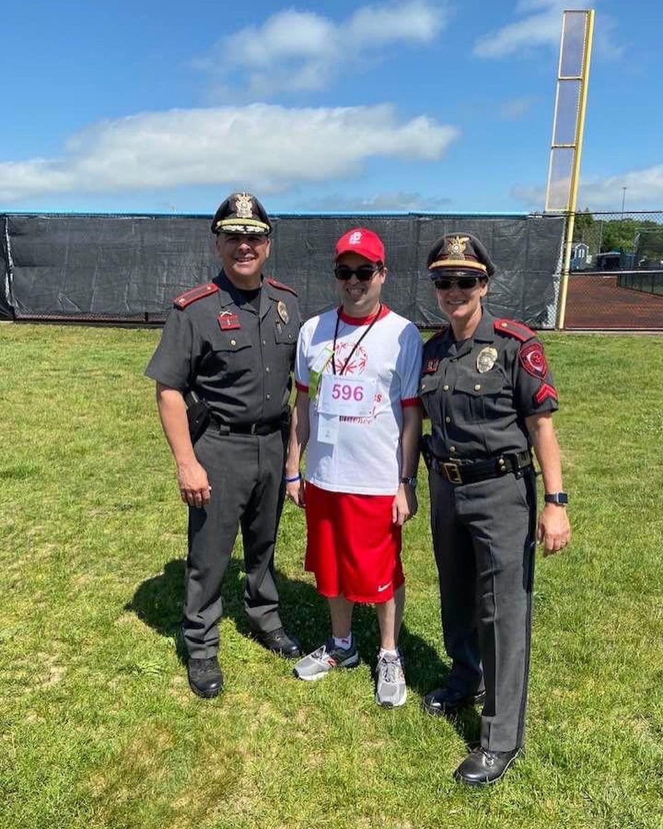OfcTammy's tweet photo. Torchrun- Opening Ceremonies- Medals for Special Olympics RI. Congrats to all the Athletes 💙 https://t.co/eQSU1c5msa