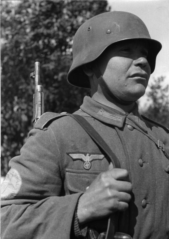 AccAxis's tweet photo. Turkestan Legion. This was a volunteer formation in the Heer comprised primarily of Turkic peoples from the Soviet Union. After the war, those who were captured were extradited to the USSR and were executed as collaborators. https://t.co/vubJaRHCjL