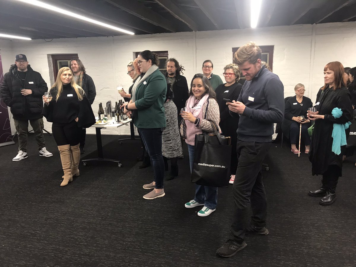 UTS Journalism (@centralnewsuts) on Twitter photo Sue Bell launches the Freelance Festival tonight with Shane Holloway <a href="/DelamereWine/">Shane and Fran</a> &
@KarinaDambergs from @redbrickroadcider <a href="/tasfreelancers/">Freelance Festival</a> <a href="/UTSFass/">UTS Arts & Social Sciences</a> Journo students @kalekrutika & <a href="/Fredkpawle/">Freddy Pawle</a> are in Launceston with <a href="/JournalismRmit/">RMIT Journalism</a> students <a href="/followZak/">Zak Wheeler</a> & <a href="/ada_hall1/">Ada Hall</a> to cover. Sue Bell launches the Freelance Festival tonight with Shane Holloway <a href="/DelamereWine/">Shane and Fran</a> &
@KarinaDambergs from @redbrickroadcider <a href="/tasfreelancers/">Freelance Festival</a> <a href="/UTSFass/">UTS Arts & Social Sciences</a> Journo students @kalekrutika & <a href="/Fredkpawle/">Freddy Pawle</a> are in Launceston with <a href="/JournalismRmit/">RMIT Journalism</a> students <a href="/followZak/">Zak Wheeler</a> & <a href="/ada_hall1/">Ada Hall</a> to cover.