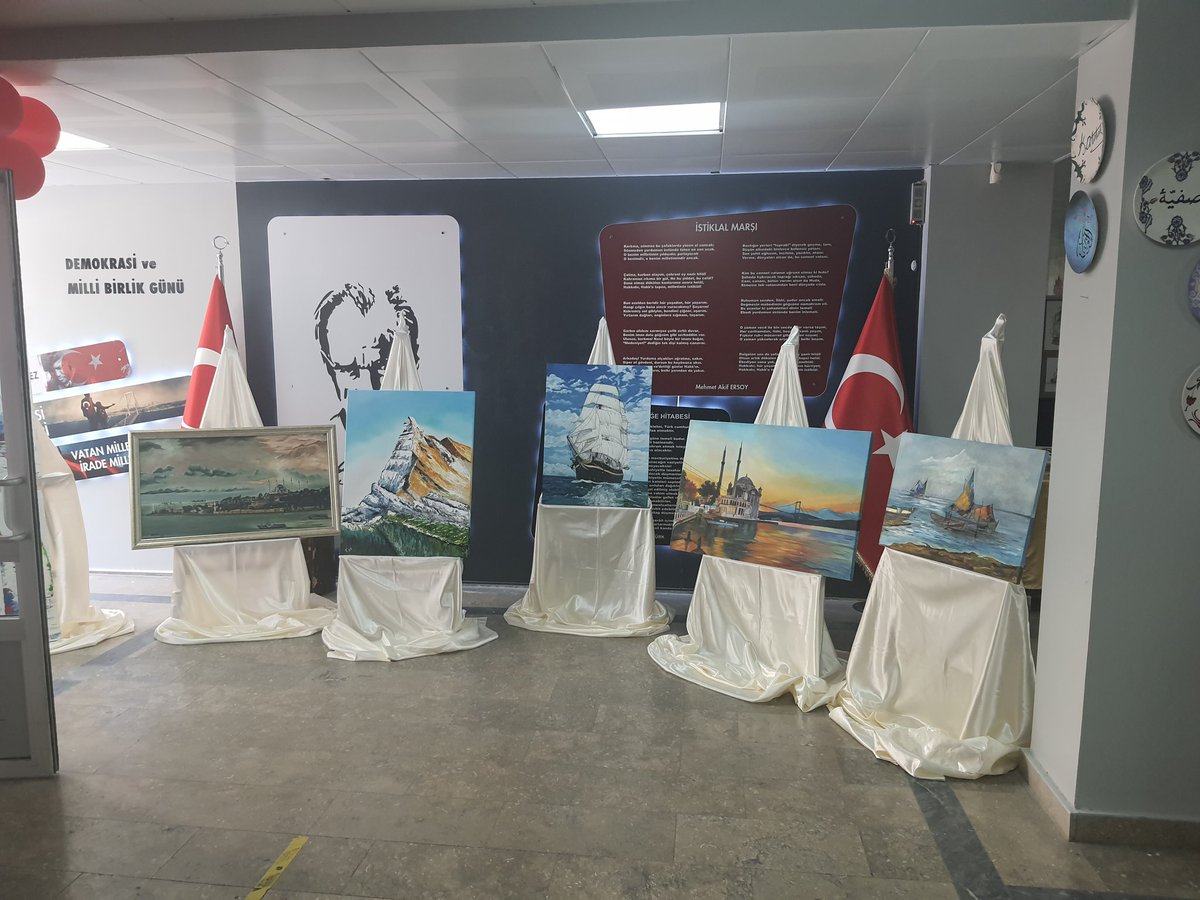 AvcAnadolu's tweet photo. Okulumuz bünyesinde faaliyet gösteren Düşler Atölyesi yıl sonu sergisinin açılışı İlçe Müdürümüz Cevat Dervişoğlu tarafından yapıldı @CevatDervisoglu @Avcilarilcemem https://t.co/4uJ74NLmLP