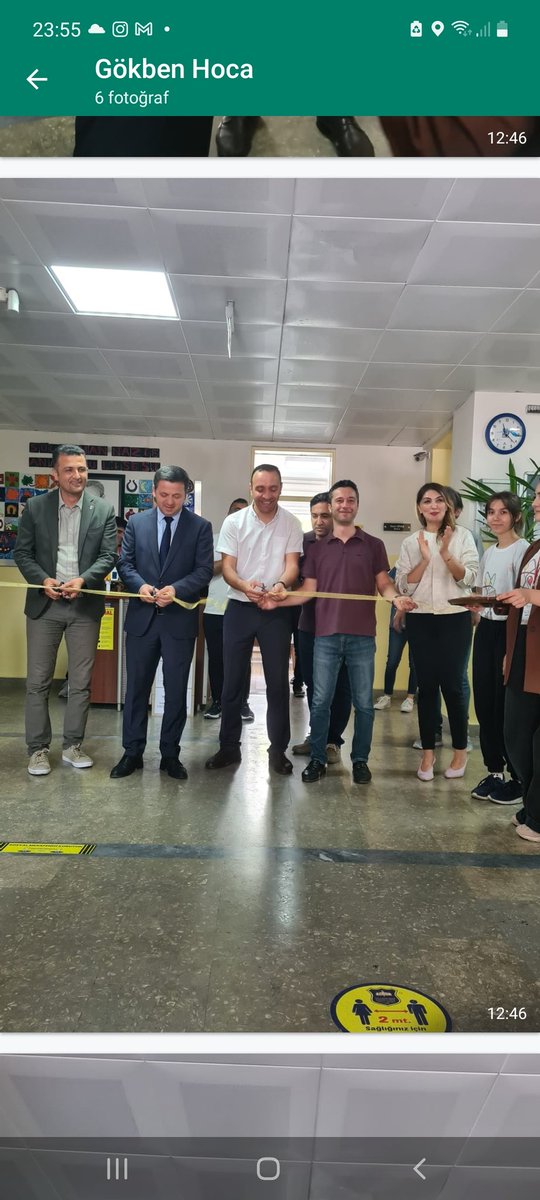 AvcAnadolu's tweet photo. Okulumuz görsel sanatlar kulübünün yılsonu sergisinin açılışı İlçe Müdürümüz Cevat Dervişoğlu tarafından yapıldı @CevatDervisoglu @Avcilarilcemem https://t.co/PYLFV4q5Ap