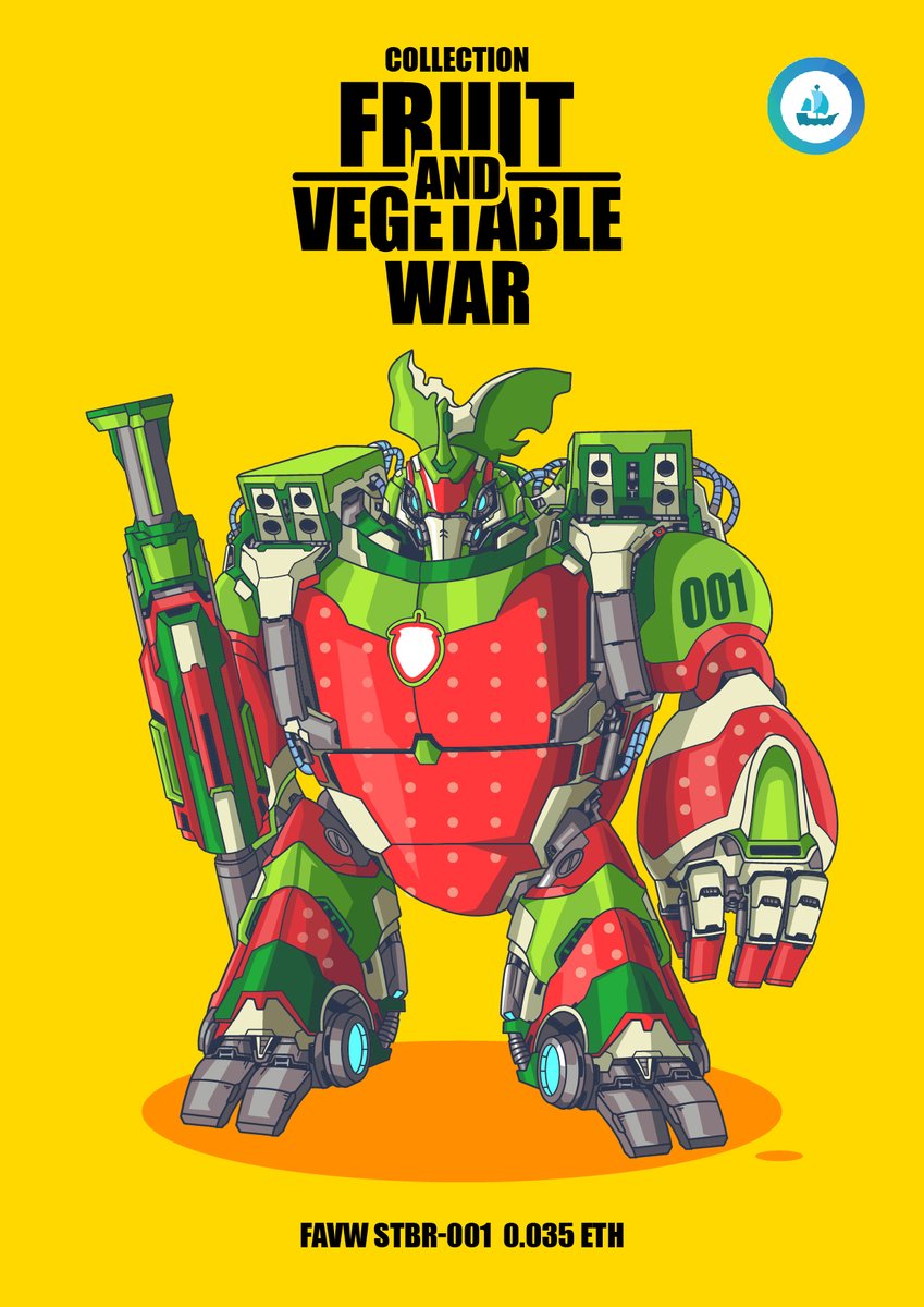 SWeeddss's tweet image. COLLECTION FRUIT AND VEGETABLE WAR

FAVW STBR-001 #1
FAVW BNN-002 #2
PRICE
0.035 ETH

AVAILABLE ON
opensea.io/collection/fru…

#Ethereum #nftcollector #NFTCommunity #NFTdrops #OpenSeaNFT #NFTartist #NFTs