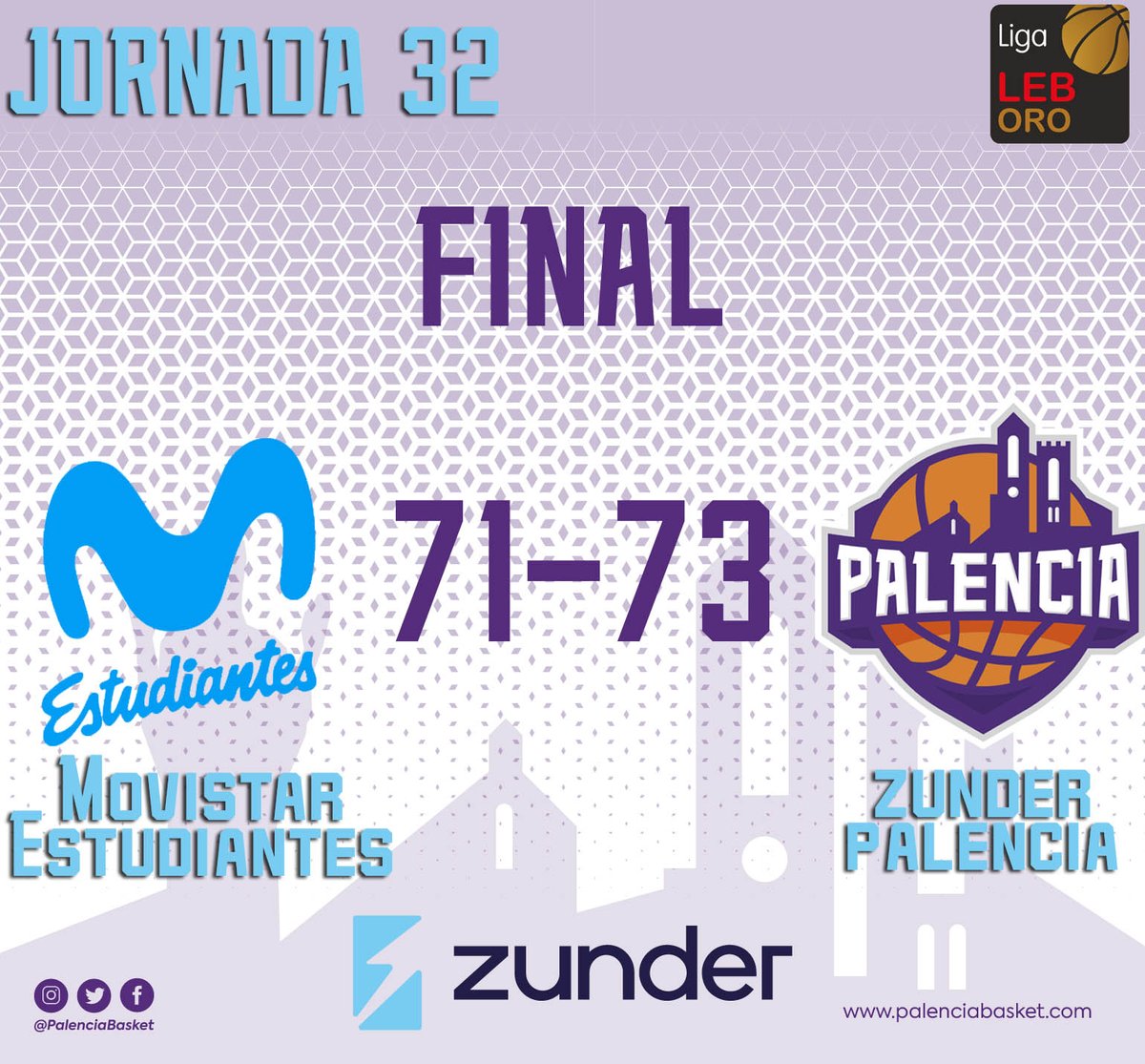 NotInMyHouse26's tweet photo. Pues ya tenemos rival para la semi de la #FinalFourLebOro
Será @MovistarEstu quien ha acabado imponiéndose en ¼ #PlayOffsLEBOro 3-1 a un gran Valladolid. Los hemos ganado los 2 de liga esta 21/22 y queremos una tercera vez
#VamosMiPalencia
#VamosCampeon
#HagamosHistoria https://t.co/zUbnMHZphw