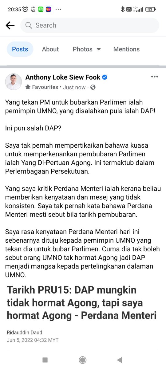 Semua salah DAP ...