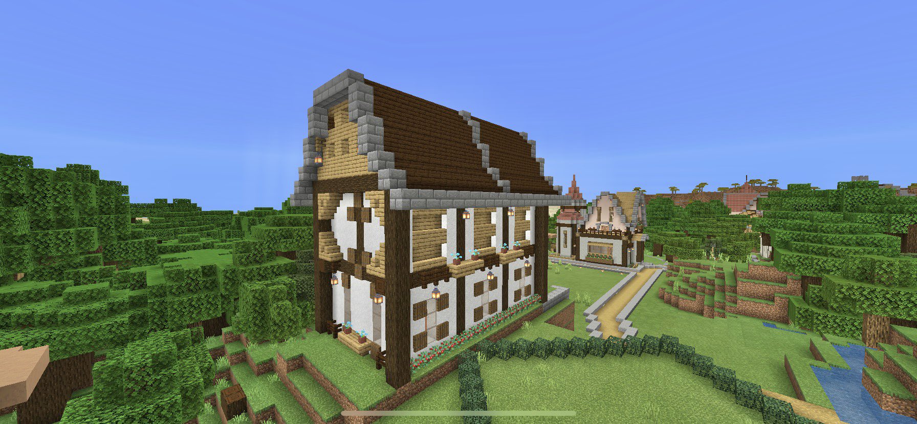くぽりぽクラフト 要塞のある森林の街エリア 民家の壁の模様 木造屋根 Minecraft マインクラフト マイクラ建築 バニラ建築 T Co Ye9unjyi1m Twitter