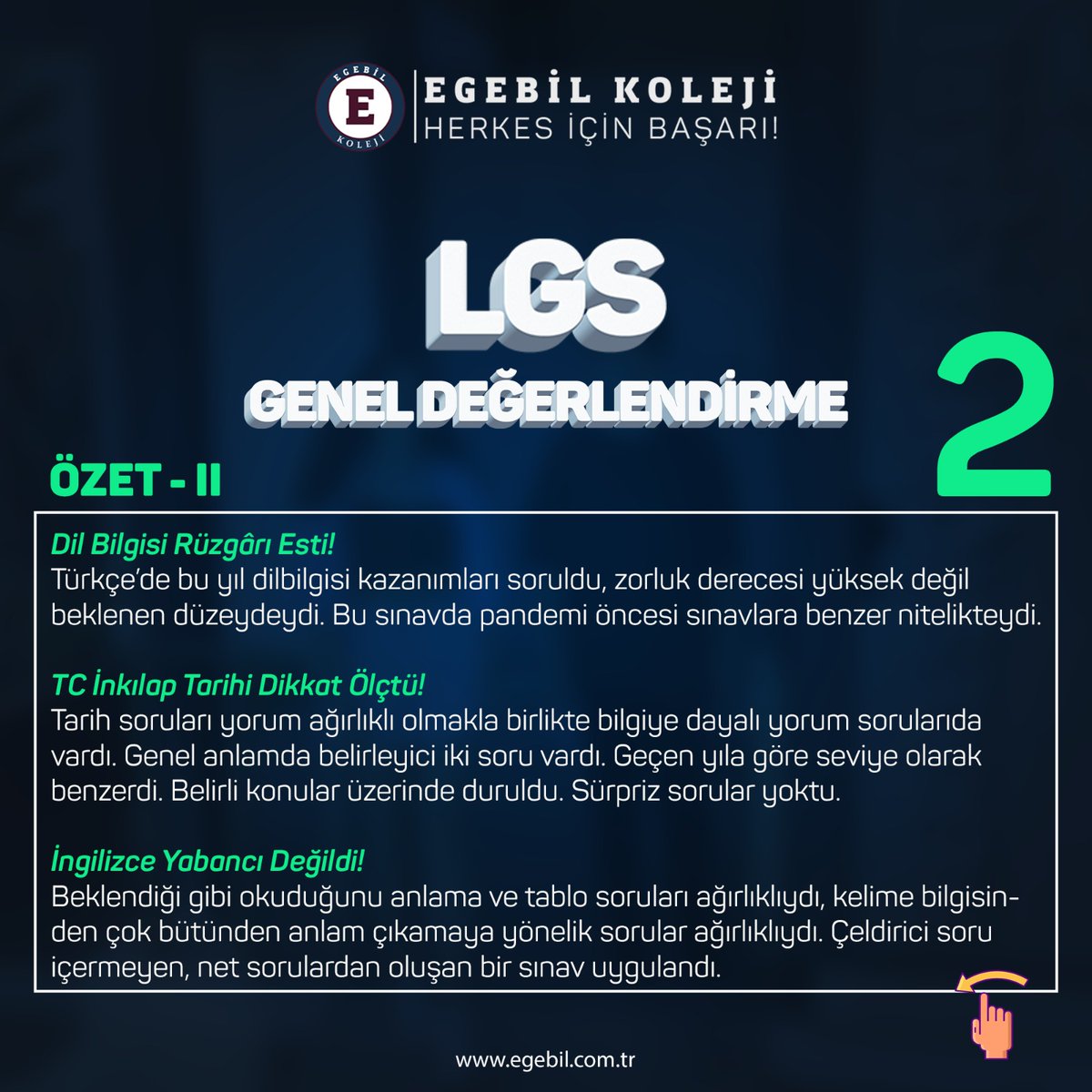 egebilkolejleri's tweet photo. Egebil Kolejleri olarak sınavın gerçek özetini yayınlıyoruz! 👆🏼

#egebil #eğitim #egebilyılı #kolej #özelokul #lgs #LGS2022 #sınav30bueyueksehirdeyapılsın https://t.co/H0C1FEuNVu