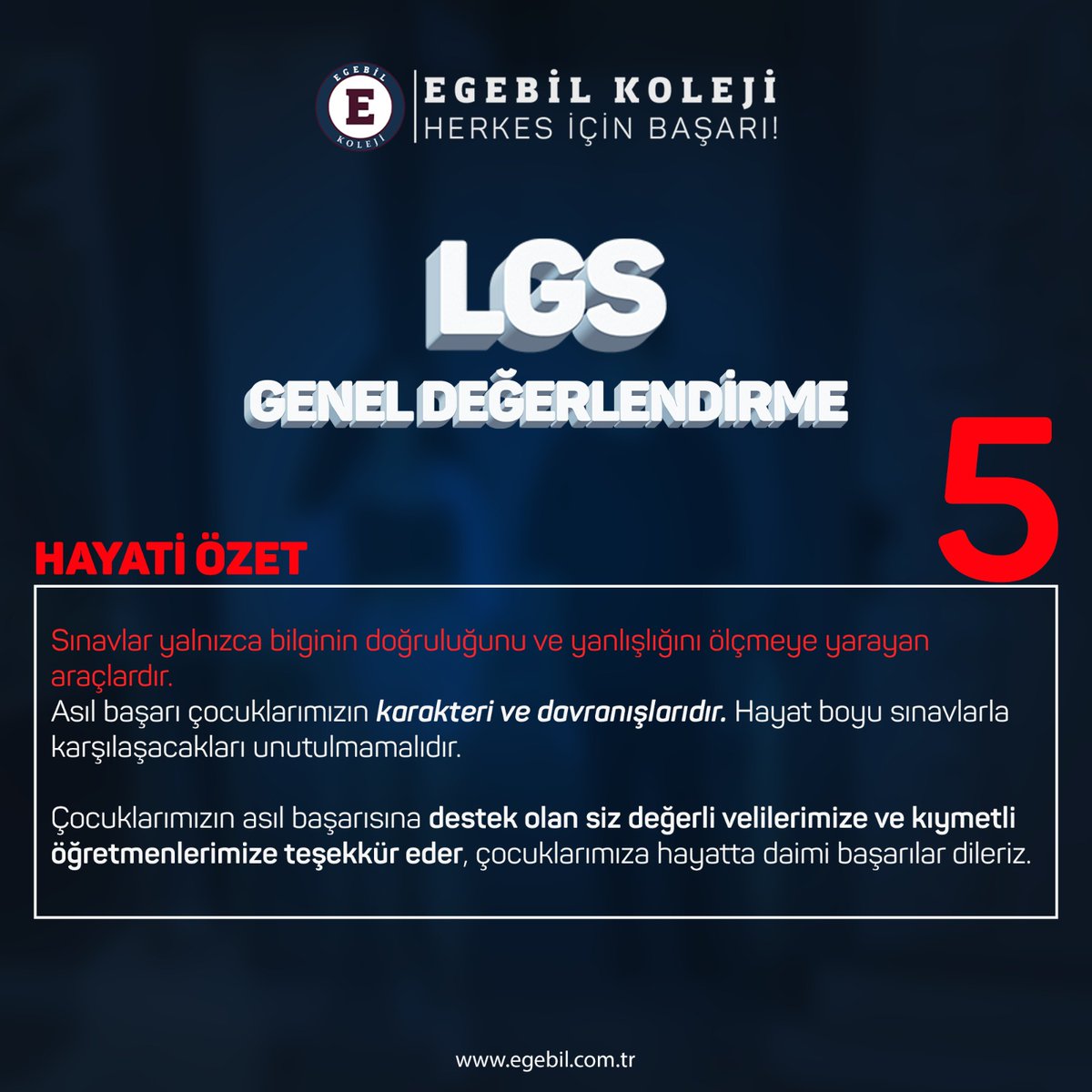 egebilkolejleri's tweet photo. Ve asıl özet!

#LGS2022 https://t.co/sZFwYTA1X8