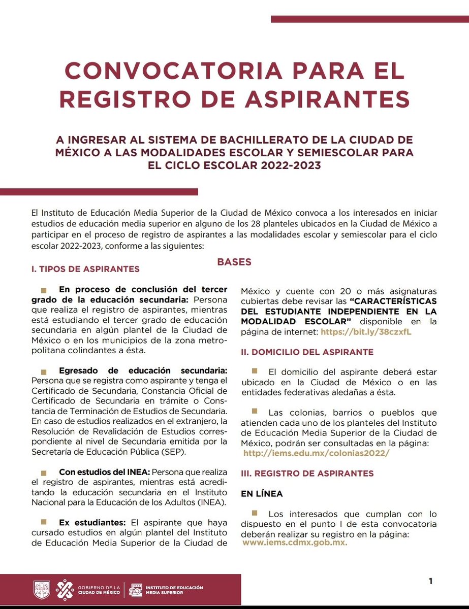 Docentesemiesc's tweet photo. 🚨 CONVOCATORIA DE INGRESO 🚨
Del 20 al 26 de junio se podrá realizar el registro en línea en la página: https://t.co/0SNQGS7JgJ

Recuerda que si además de estudiar trabajas o tienes otras responsabilidades,  ¡el SEMIESCOLAR es tu mejor opción! 😉 https://t.co/iEetmzvb62
