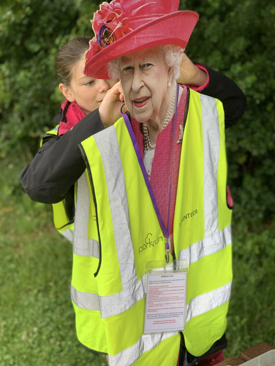 GNotjnrparkrun's tweet photo. Even our special volunteer today has to wear the @parkrun jacket, no slipping of rules here #highvisheroes #thankyou #VolunteersWeek2022 #PlatinumJubilee https://t.co/0eYTlZTZaZ