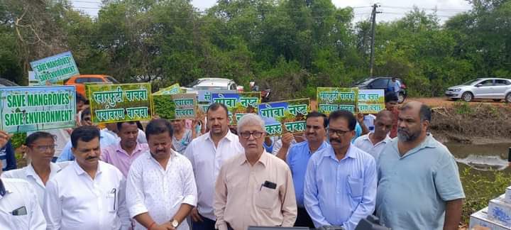 J_bhobe's tweet photo. On the occasion of World Environment Day, Goa TMC has taken a bold step towards preservation of Mangroves in the state.Our vision on this Environmental Day is to enlighten,preserve and prohibit  destruction of mangroves in Goa ! 
#GoaTMC @AITC4Goa https://t.co/X3cN9JtdST