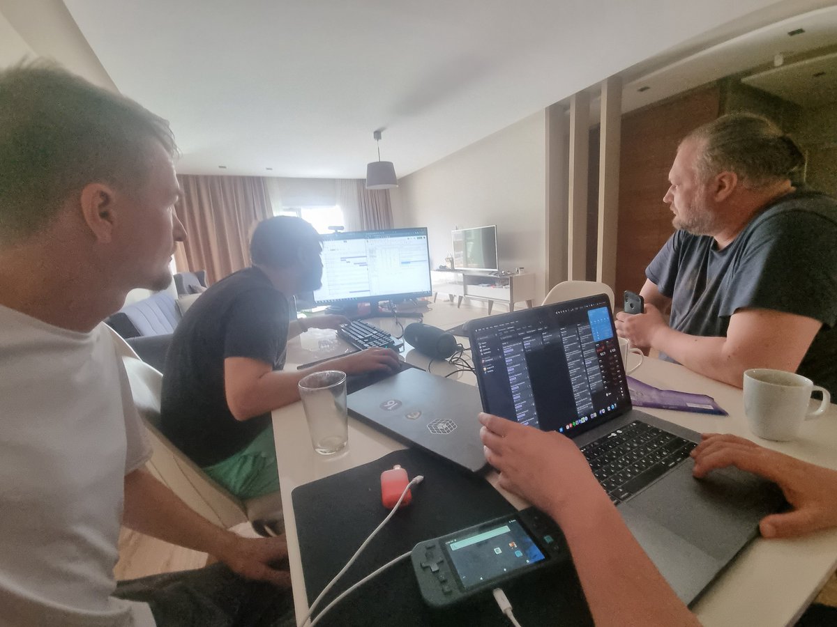 play_moddy's tweet photo. Working Sunday! As we're getting closer to the public demo, proper planning is getting more important. #indiegamedev #indiedev #gamedevelopment #playmoddy #moddy #teamwork https://t.co/gt8PiYvut0