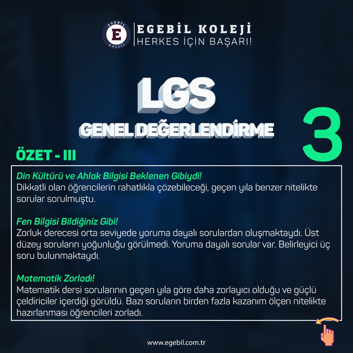 egebilefebey's tweet photo. Egebil Kolejleri olarak sınavın gerçek özetini yayınlıyoruz! 👆🏼

#egebil #efebey #denizli #eğitim #egebilyılı #kolej #özelokul #lgs #LGS2022 #lgs2023 #sınav #lise https://t.co/LODOAf2oSv