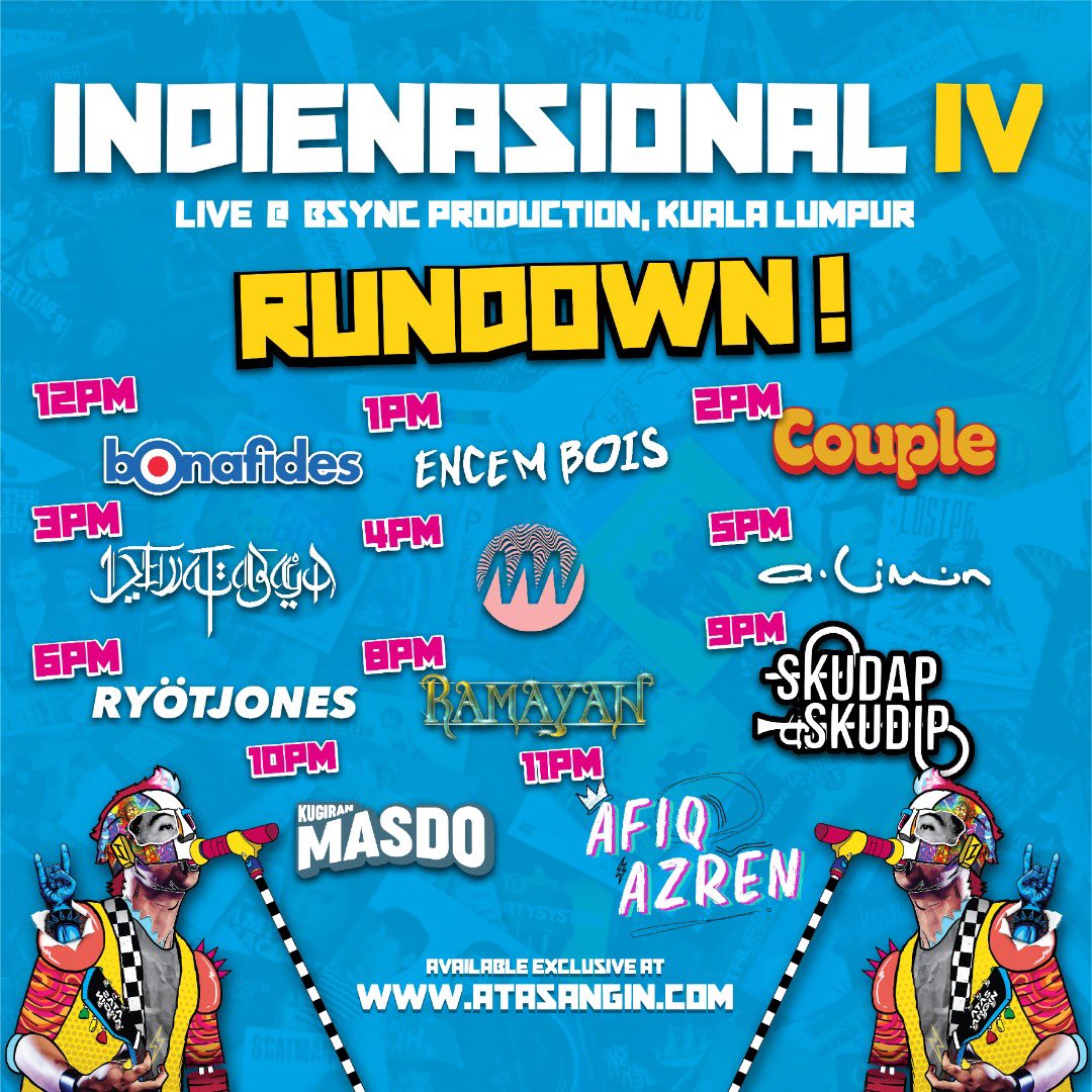 For the first time ever, we are bringing you a brand new set with ALL NEW songs for INDIENASIONAL IV. Be there and be a part of RYOTJONES Experience.
.
.
#ryotjones #ryotjonesExperience #indienasional #indie