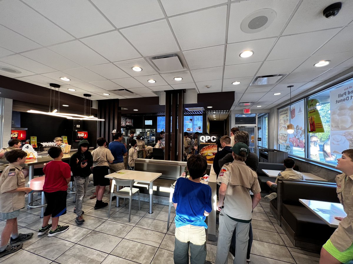 Stopping for breakfast at McDonald’s Alabama on the way to Woodruff