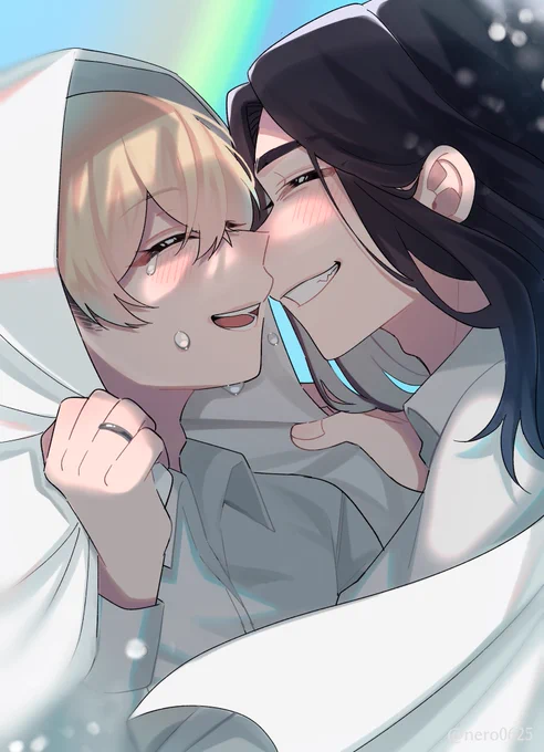 ※ばじふゆ
シーツと💍 