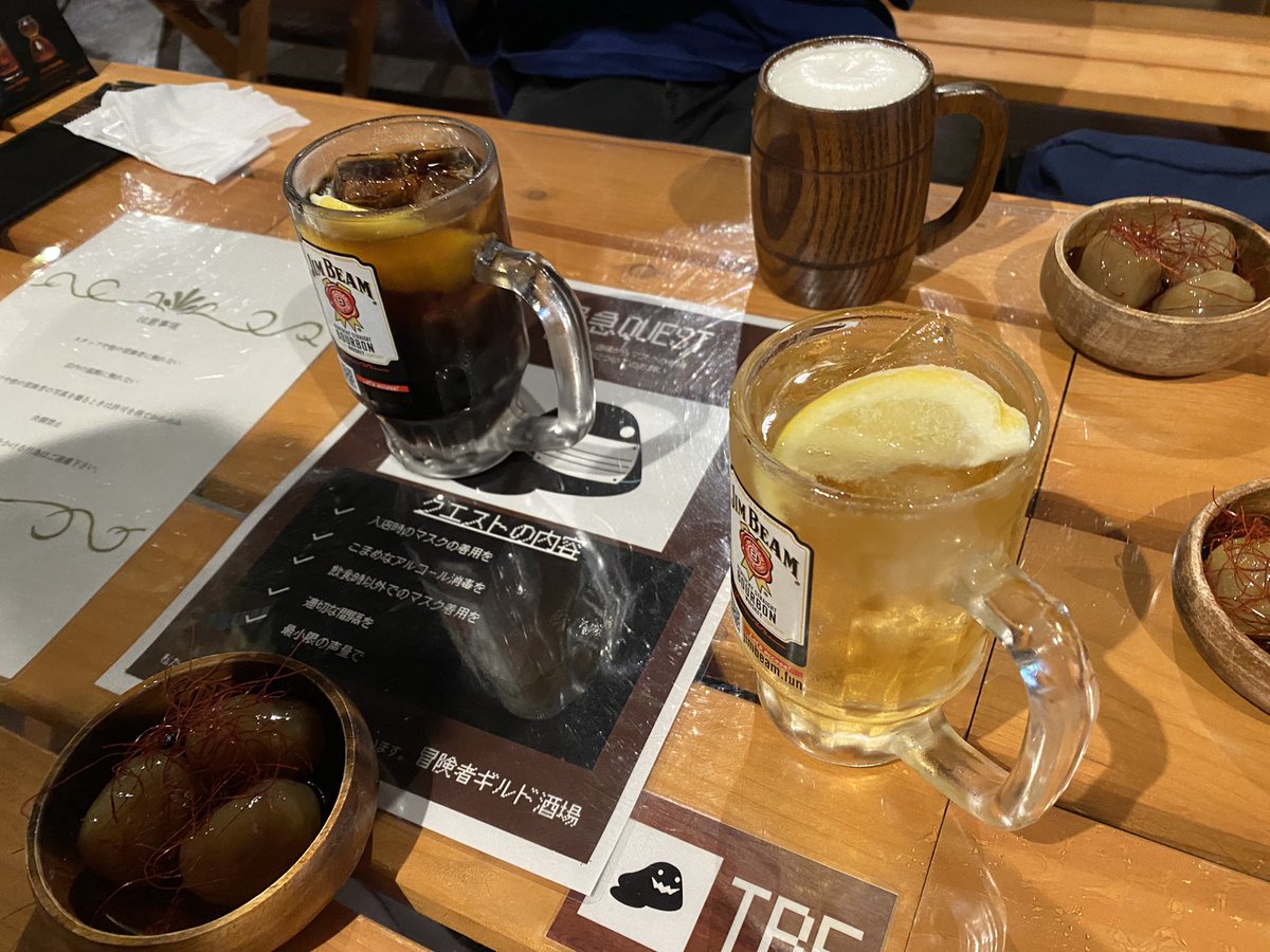 ritn15's tweet photo. ギルド酒場！たくさん飲んだし満足！ https://t.co/hIqAt4NB0F