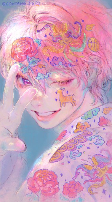 「ピンクの目 ピンク髪」のTwitter画像/イラスト(人気順)