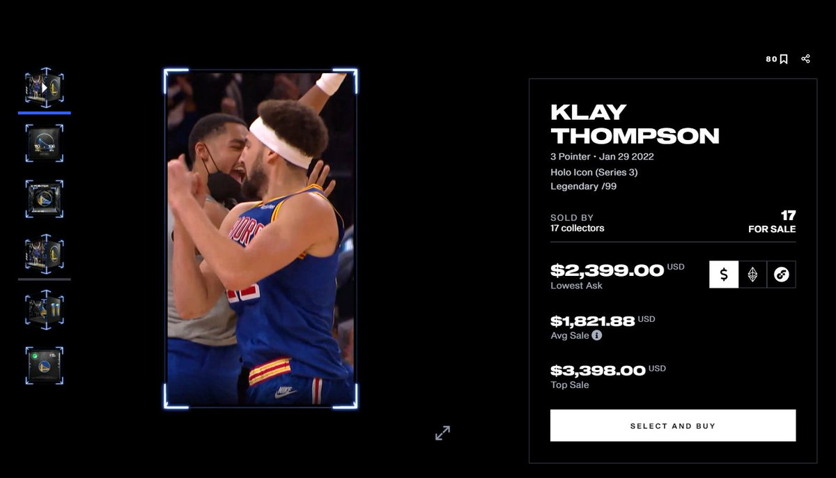 📢Announcement📢
If you havent heard, we are having a massive online party Monday night. Details in the comments. 
Giving away the below moment ($2400 current value), $1000 in cash, <a href="/GutterCatGang/">Gutter Cat Gang</a> <a href="/TheSnoopAvatars/">.</a> &amp; more.
Giving away over 100 NFTs.
Retweet &amp; Join us.
👀Comments👇