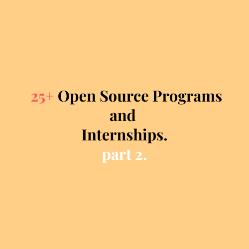 AakanshaPriya_'s tweet photo. 25+ paid open source programs &amp; internships
(2/5)🧵👇 https://t.co/oe6xhr6PNR