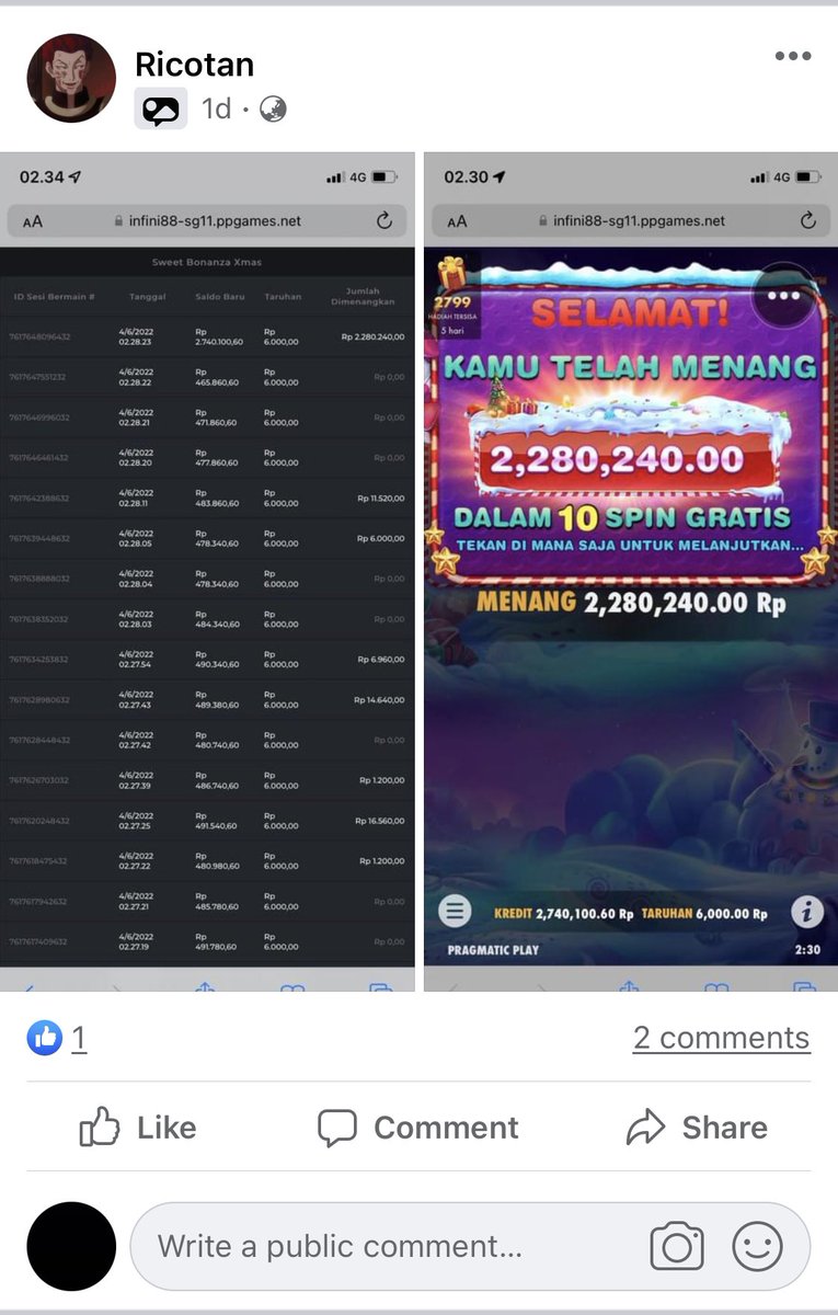 rupiah138's tweet photo. CLAIM KEMENANGAN FREESPIN DAN BUYSPIN SEKARANG JUGA HANYA DI GROUP FACEBOOK RUPIAH138 OFICIAL

#slotonline #slotgacor #slotgacorhariini #pragmatic #slotpragmatic #sensational #scatter #jackpot #salamjackpot #videoslot #rtpslot #gatesofolympus #starlightprincess #sweetbonanza https://t.co/ZjpgDyUfDQ