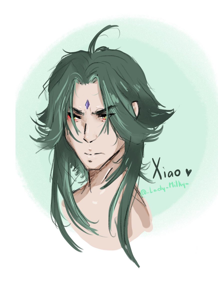 _Lady_Milky_'s tweet photo. im simp for Xiao🙏
#Xiao #genshinimpactfanart https://t.co/LR7412eIlO