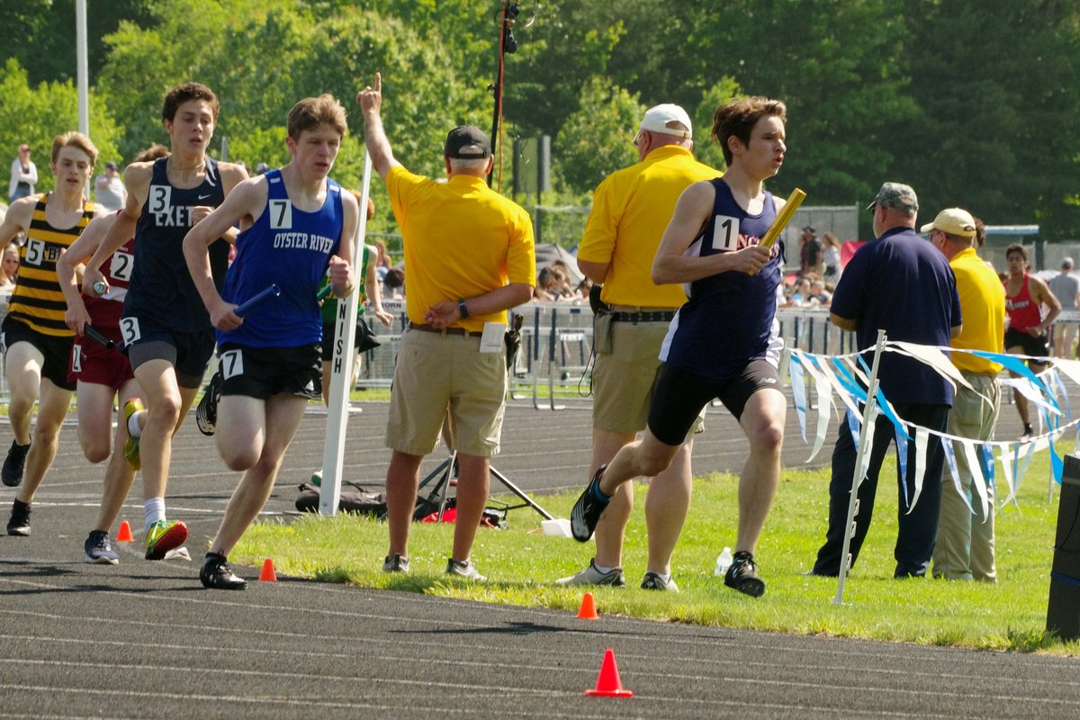 LHSXCTrackClub's tweet photo. LHS Boys 4x800 State Championship Run can be watched here: 
https://t.co/zv9WJVGm3N

@LHSLancerTrack @Londonderry_ath @Londonderry_lhs @NHTrackandField 
@LondonderryTime https://t.co/qKiUlLBLGl