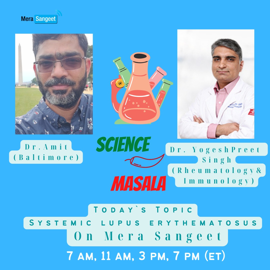 amitveer's tweet photo. Today's discussion is on Lupus. #Lupus #SLE #merasangeet #hindiradio #hindiusa #Science #ScienceMasala #Autoimmunity

https://t.co/fqrPiPNRWC https://t.co/W9UTrO00Kj