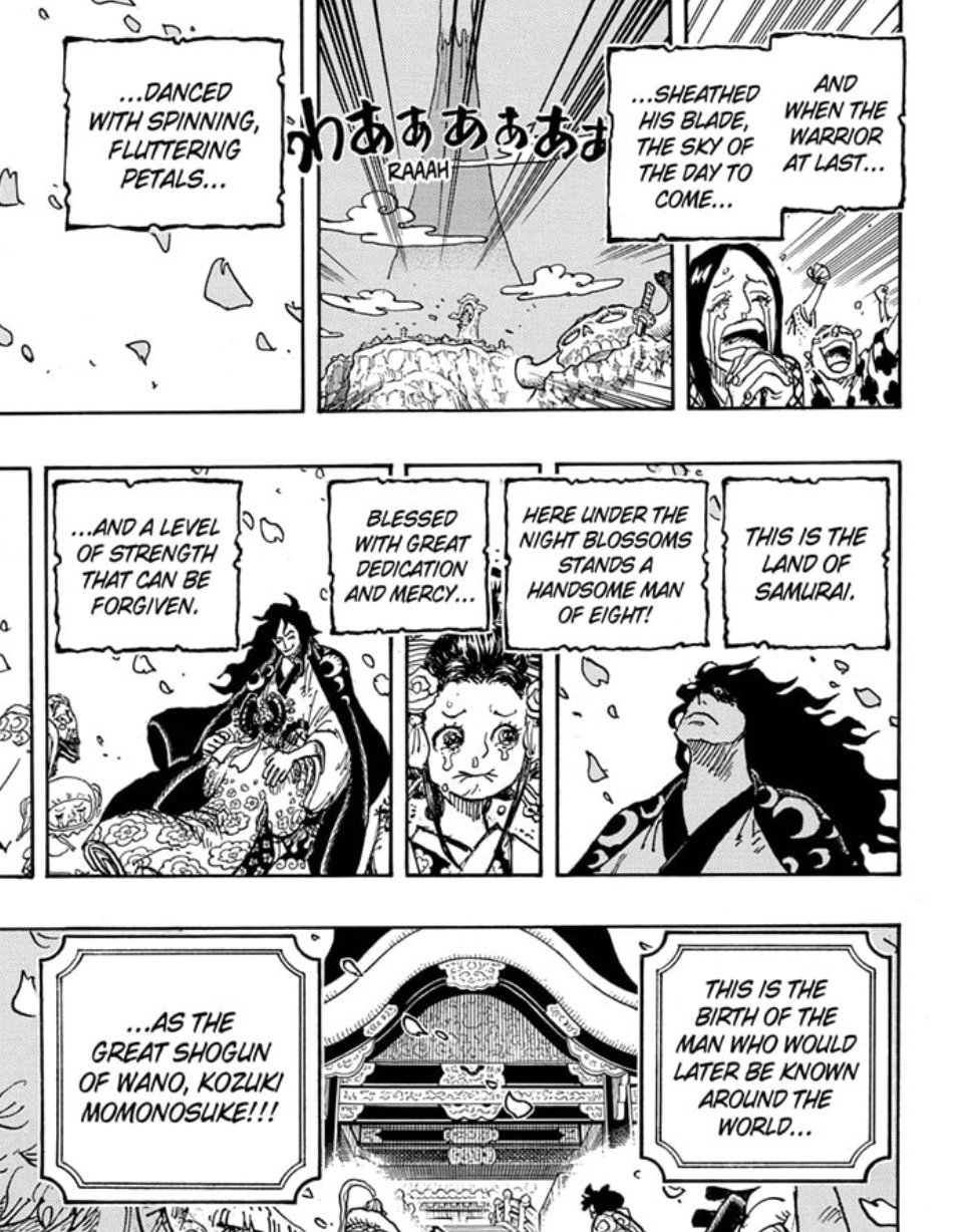 Artur - Library of Ohara on X: For context, the panel shown here is from Chapter 395, where Spandine activates the Buster Call. Seems they snuck this in an old Jump issue