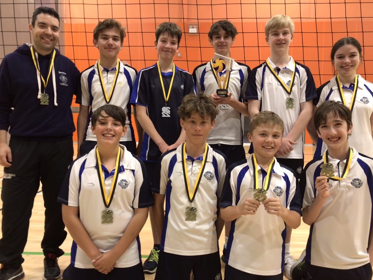 DunottarSport's tweet photo. Dunottar Warriors - Surrey Junior Volleyball U.15 (unbeaten) champions   🏆🏆🏆🏆🏆🥇🏐 🏆🏆🏆🏆🏆
What a journey! From small beginnings we have risen and conquered. The seeds have been planted - next year we will grow. #volleyball #BeInvolved #DunottarWarriors https://t.co/gI5bITRdGj