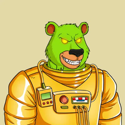 Dragon3439's tweet image. @BuffBearsNFT Got my gold astronauts ready for staking!  #staybuff  Floor is cheap, staking is soon!