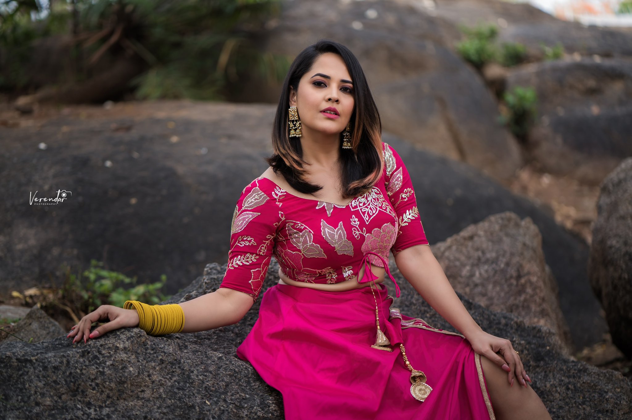 Image Anasuya New Saree collections Hot Anasuya