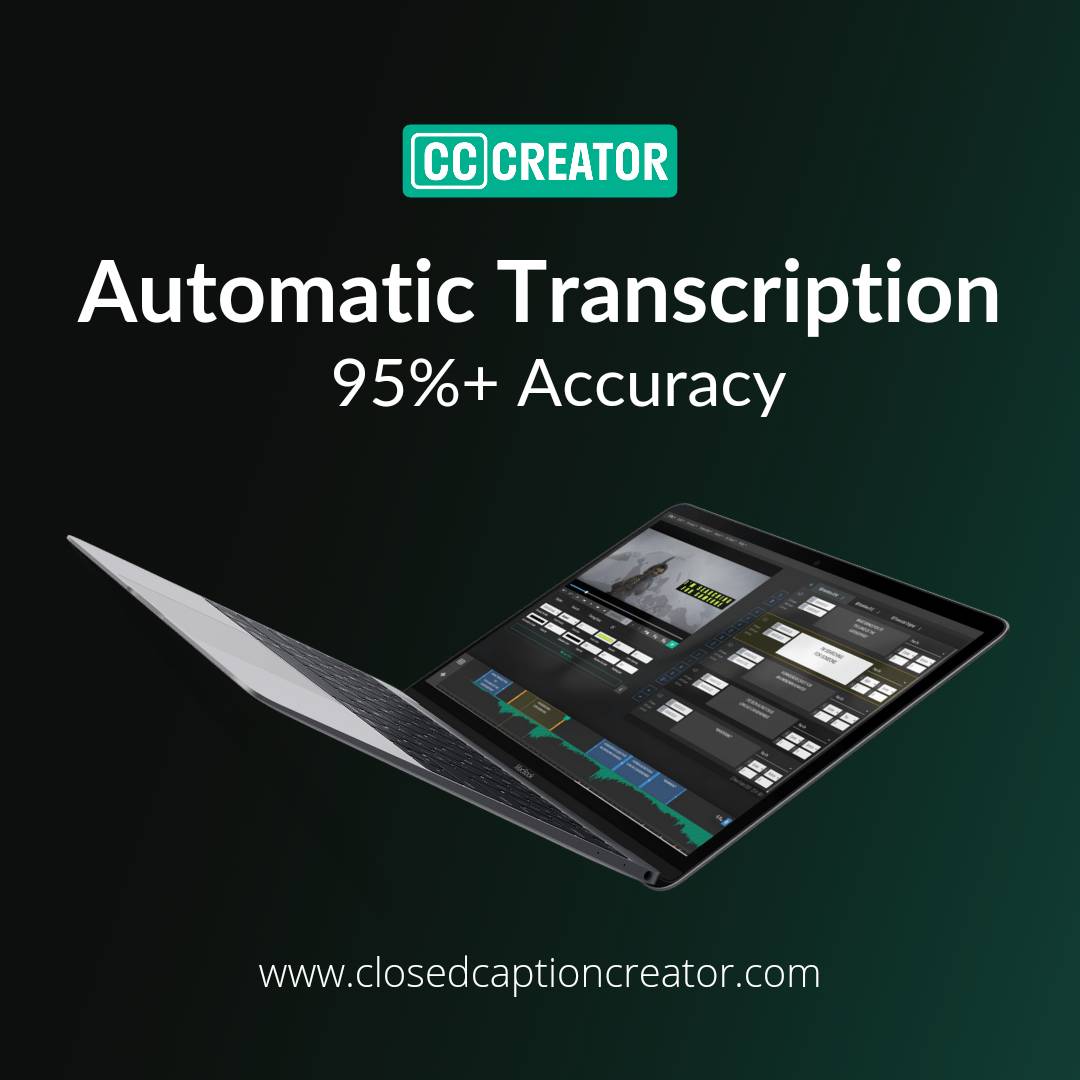 CCCreatorApp's tweet photo. Automatic transcription is the process of converting audio to text. Closed Caption Creator allows you to edit your transcriptions to create 100% accurate subtitles, and closed captioning. 

Sign up for a free trial today! https://t.co/4C8GzBAIEu