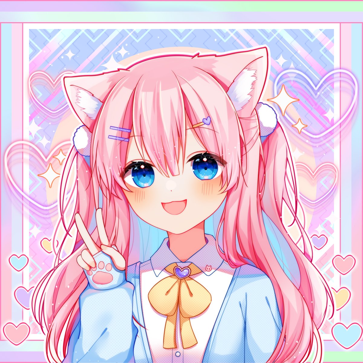 my 1/1 catgirl for <a href="/catsinthecups/">Cupcats</a> 🐱💖💕
thank you so much for the great opportunity! I'm so happy to draw this! ≧∇≦)/💗💕💖