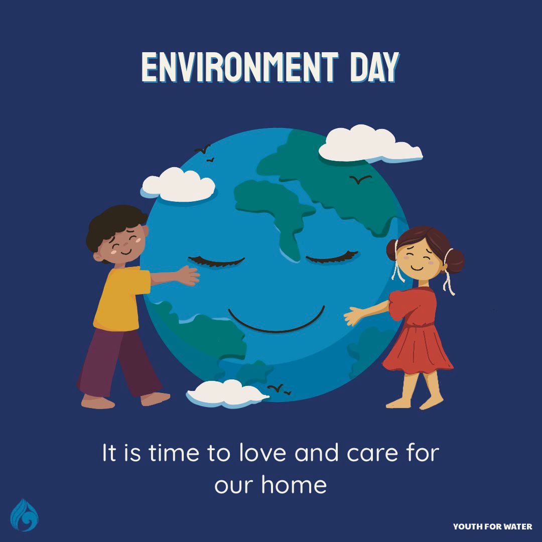 YouthForWaterIn's tweet photo. This Environment Day, let's strive to conserve water and turn to nature for the solutions it can provide us with.
#EnvironmentDay  #WorldEnvironmentDay  #environment  #nature  #GOGREEN  #climatechange #world  #fornature #green #saveearth #ecofriendly #biodiversity #savetheplanet https://t.co/tYm2puZlu8