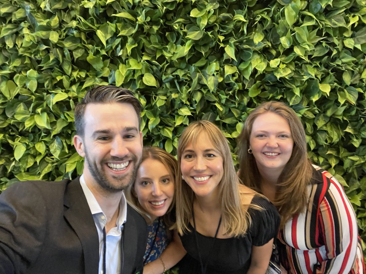 All smiles from the <a href="/AndreaCercek/">Andrea Cercek</a> research team after her ground-breaking presentation. “This has never happened in the history of cancer” from <a href="/nytimes/">The New York Times</a> nytimes.com/2022/06/05/hea…