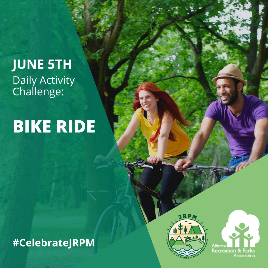 Today's daily activity is to get rolling and go for a bike ride!

🎉For a chance to win a $50 amazon card:
✅Post a picture of yourself (or team) participating in the daily activity
✅Use the #CelebrateJRPM hashtag in your post
✅Make sure you tag us in your post!
